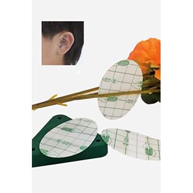 Imagem de Capas de ouvido de tamanho maior para chuveiro, 100 peças, proteção de ouvido de bebê, protetores de ouvido descartáveis à prova d'água para natação, banho, surfe e outros esportes aquáticos.