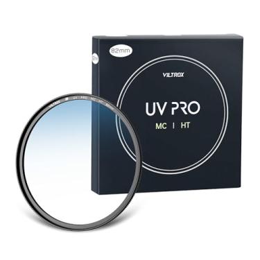 Imagem de VILTROX Filtro de proteção UV MC de 82 mm, 18 revestimentos multicamadas, filtro UV para lente de câmera UHD, revestimento ultra rígido, revestimento nano, hidrofóbico, filtro UV ultrafino resistente
