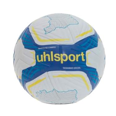 Imagem de Bola de Futebol Uhlsport Match R2 Brasileirão, Branco e Azul, Tam. 5