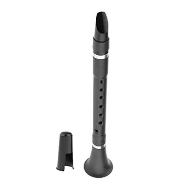 Imagem de Clarinete plano Mini B com bolsa de transporte Clarinete portátil para iniciantes - Instrumento de sopro de madeira para estudantes iniciantes - Ótima qualidade de som e fácil de transportar -