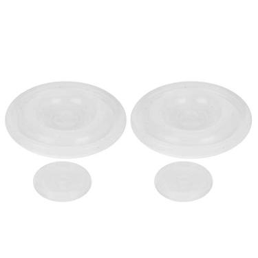 Imagem de Diafragma do gerador de pulso de 4 unidades, diafragmas do pulsador de ordenha de vaca de borracha Diafragmas de reparo do pulsador de ordenha de vaca Peças sobressalentes para