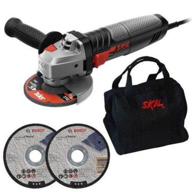 Imagem de Esmerilhadeira 4.1/2" Modelo 9004 + 2 Discos + Bolsa - 830w
