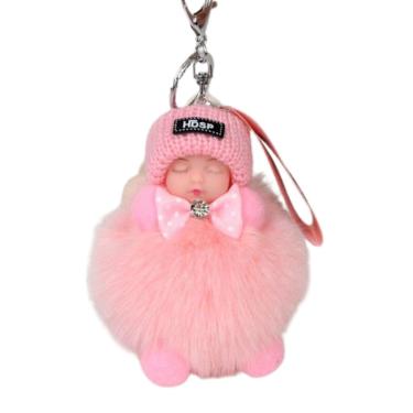 Imagem de Chaveiro Fashion Bonequinha Pom Pom Soninho