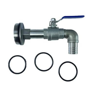 Imagem de WeiLaiKeQi Válvula de esfera Dn50 do tambor de rosca de 2 polegadas para água a gasolina, Comprimento 18cm