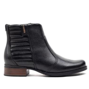 Imagem de Bota Feminina Pegada Diana em Couro Preto-Feminino