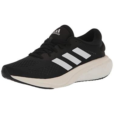 Imagem de adidas Tênis de corrida Supernova 2 feminino, Preto/branco/cinza, 8.5