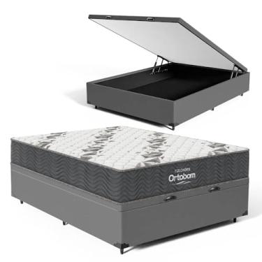 Imagem de Cama Box Baú com Colchão de Espuma D33 Ortobom Airtech 100 (Casal)