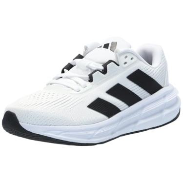Imagem de adidas Tênis masculino Questar 3, Branco/preto/cinza, 9.5