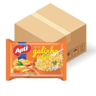 Imagem de Miojo Instantâneo Lámen Sabor Galinha Caipira, Apti, 85g, Caixa com 50 Unidades