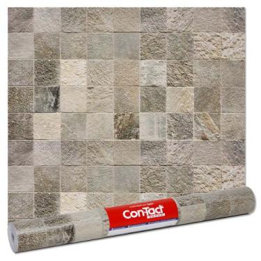 Imagem de Papel de Parede Pedra Canjiquinha Rustica Contact 10 Metros - Pedra Ru