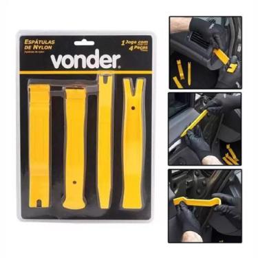 Imagem de Jogo Espátula Nylon p/ Desmontar Uso Automotivo e Eletrônico - VONDER