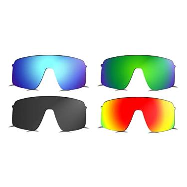 Imagem de Prizo ORL Lentes polarizadas de substituição para óculos de sol Oakley Sutro Lite OO9463 - Multiopções (preto + vermelho + azul + verde)