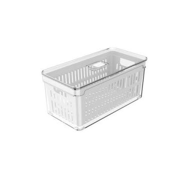 Imagem de Organizador de Geladeira 5L com Cesto Clear Fresh Ou, U