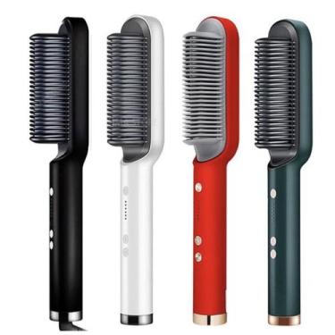 Imagem de Escova de alisamento de cabelo com 5 configurações de temperatura, aqu