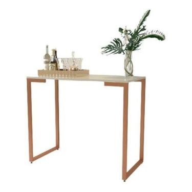 Imagem de Escrivaninha Mesa Industrial Estudo Escritório 90cm X 45cm - RDS