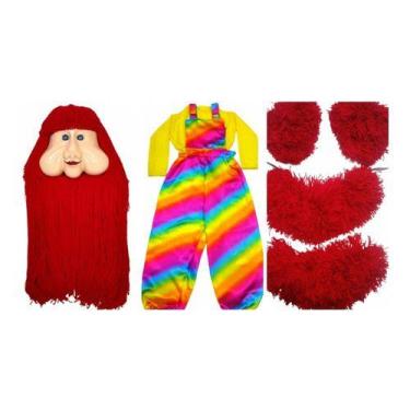 Imagem de Fantasia Fofão Completo,máscara Fechada,trenzinho Da Alegria - Palhaça