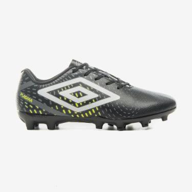 Imagem de Chuteira umbro campo plasma, Preto, Branco, 40