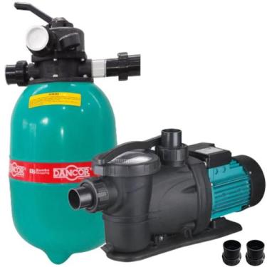 Imagem de Filtro DFR12 Dancor + Bomba 1/3CV 220V p/piscinas até 30.000L