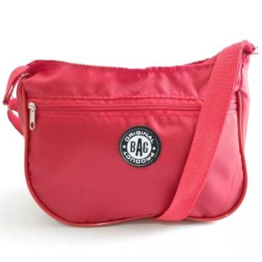 Imagem de Bolsa Casual Lateral Bag Tactel Feminina, Vermelho