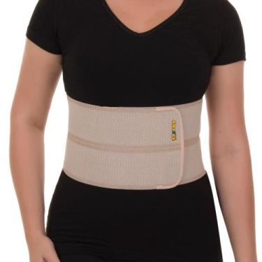 Imagem de Faixa Cinta Abdominal Pós Operatório Elástica 2 Gomos 250cm Bege Artip