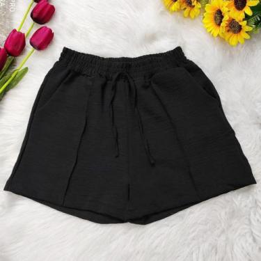 Imagem de short feminino duna basico leve na  verao social - AHSTEX