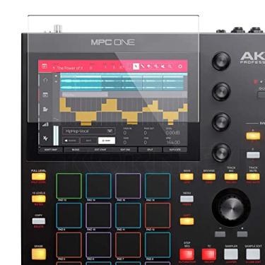 Imagem de Puccy Pacote com 3 películas protetoras de tela, compatível com AKAI profissional MPC ONE/MPC ONE Retro/MPC ONE Gold TPU Guard (não protetores de vidro temperado) nova versão, transparente