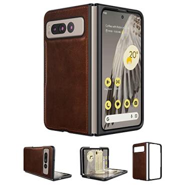 Imagem de Foluu Capa protetora para celular Google Pixel Fold 2023 (marrom)