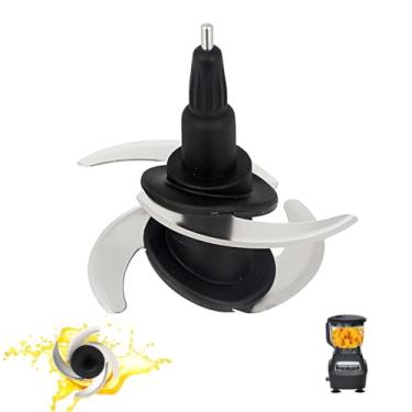 Imagem de Liquidificador 4 lâminas de substituição para tigela de processador de alimentos Ninja 1,814.4 g 2,041.2 g, lâmina de corte 319KKU770 para jarro Ninja 8 xícaras de 9 xícaras CT682SP BL681A BL682 BL770