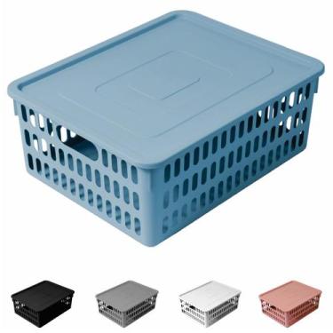 Imagem de Cesto Decorativo Caixa Organizador Box Cozinha Casa Kit C/ 2 - Atelie 