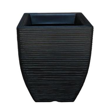 Imagem de Vaso de Planta Decorativo em Polietileno Preto 45x35 cm - Foster Plast