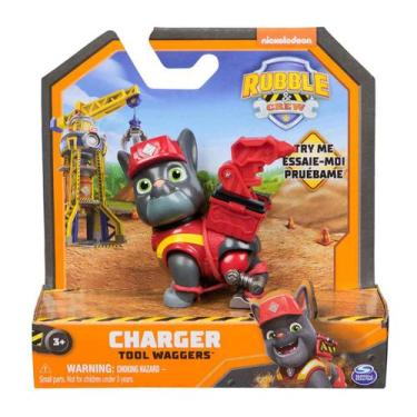 Imagem de Boneco Charger de 6cm - Rubble e Sua Turma - Patrulha Canina