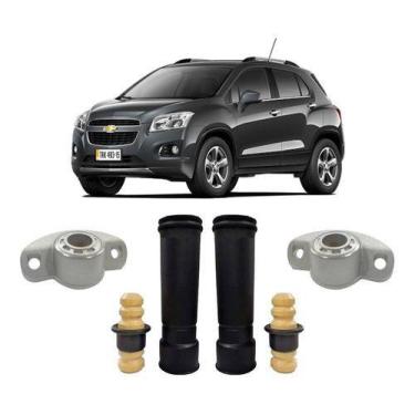 Imagem de Par Kit Batente Coifa Coxim Traseiro Tracker 2016 2017 2018 - QualyKit