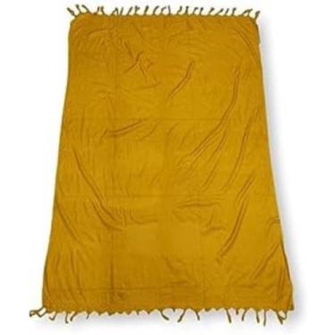Imagem de Canga Praia Lisa Simples Viscose Moda Verão 2024 Franja Uno - Bali, Am