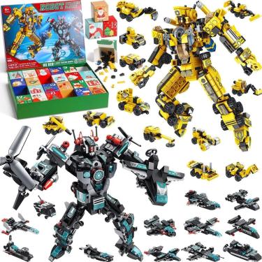 Imagem de Calendário do Advento Asoulin 2024 Boys com edifício robótico 25 em 1 