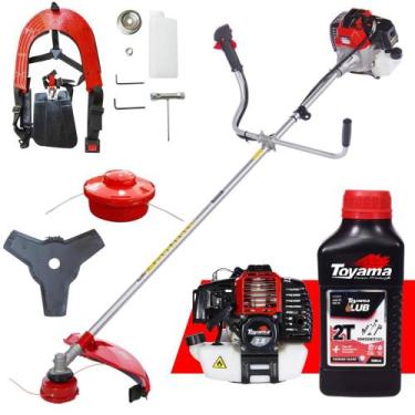 Imagem de Roçadeira Com Óleo 2 Tempos Toyama RT52-L À Gasolina 2T 52cc 2HP Model