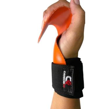 Imagem de LUVA par Hand Grip Competition CARBONFIT, Laranja, P/M