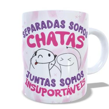 Imagem de Caneca Flork Amigas Separadas Somos Chatas - Jlssublimação