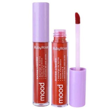 Imagem de Batom Liquido Ruby Rose Mood Relief 16 3,2ml