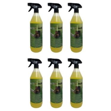 Imagem de Kit 6 Limpador Desngordurante Limpa Air Fryer Grelhas 1l Lar Fresh, Li