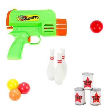 Imagem de Brinquedo Acerte o Alvo Com Atirador de Bolinhas - Pica Pau