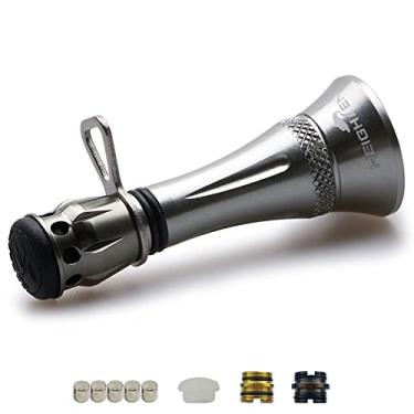 Imagem de HEIGHTEN Carretel giratório de pesca para Shimano Stradic FL FM Stella Vanford Vanquish Nasci Twinpower Daiwa Fuego Ballistic Certate Exist Luvias Tatula (48 mm - prata) (22)