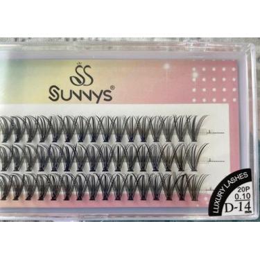 Imagem de Cílios Tufinho Sunnys 0.10 Luxo Alongamento e Extensão De Cílios Luxur