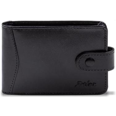 Imagem de Carteira Masculina em Couro Artlux 908, Preto