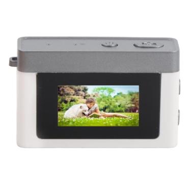 Imagem de Câmera Digital Em Miniatura, Câmeras de Vídeo 1080P 30FPS, Zoom 16X e Estabilização de Imagem Inteligente, Tela de 0,96 Polegadas, Bateria de 180mAh, AF Autofoco Compact Point