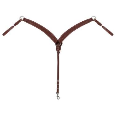 Imagem de Weaver Leather Peitoral contornado com arame farpado, marrom