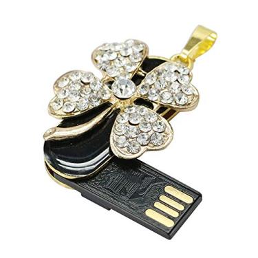 Imagem de 16 GB Gold Clover Modelo USB Flash Drive PenDrives USB Polegar USB Stick Flash Drive USB Memória USB Disco Flash Drive USB Pen Drive USB Cartão de Memória