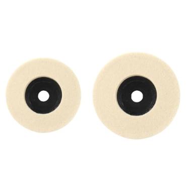 Imagem de polegadas/3 polegadas lã polimento roda almofadas de polimento ângulo moedor roda feltro disco de polimento para metal mármore vidro cerâmica, 2 polegadas 3 polegadas