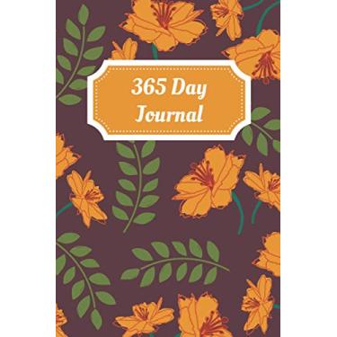 Imagem de 365 Day Journal - One Page A Day | Unlined | Undated | 6x9 Daily Dairy | Floral Pattern Cover: Daily Diary for 365 days of Journaling. Gift for Family and Friends