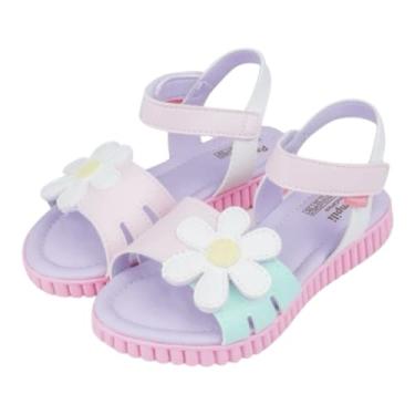 Imagem de Sandália Papete Infantil Pampili Candy Margarida Colorida (Colorida, BR, Criança de 4 a 8 anos, Numérico, 25)