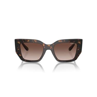 Imagem de Óculos de Sol Vogue Eyewear 0VO5583S W65613 Tam 51 / Havana Marrom - Lentes Marrom